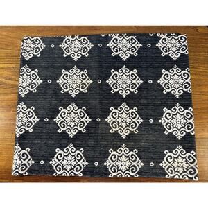 Waverly Inspirations Fabric Cotton Duck 3 Yards Dark Gray White